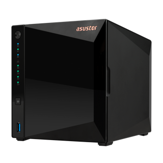 Asustor AS3304T 4 bay NAS, Realtek RTD1296, Quad-Core, 1.4GHz, 2GB, 2.5GbE x1, USB3.2 Gen1 x3, WOW