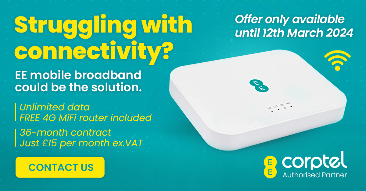 Struggling with connectivity? EE mobile broadband could be the solution.