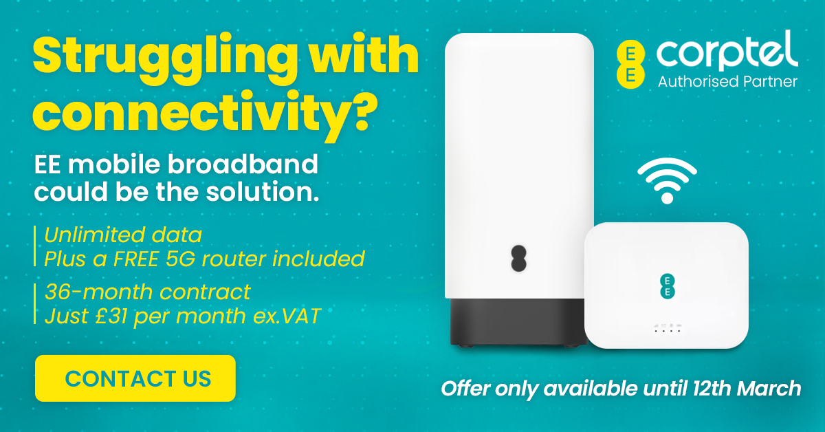 Struggling with connectivity? EE mobile broadband could be the solution.