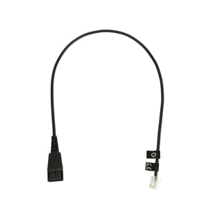 Jabra QD cord, straight, RJ9 plug Std