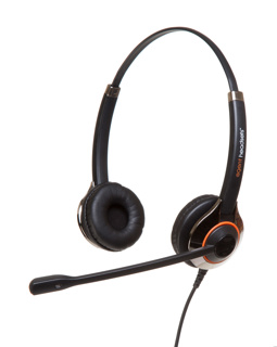 agent 850+ Binaural NC Headset PLX QD